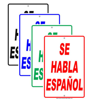 Se Habla Español Sign – Inclusive & Perfect for Any Space