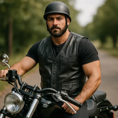 mens-leather-motorcycle-vest