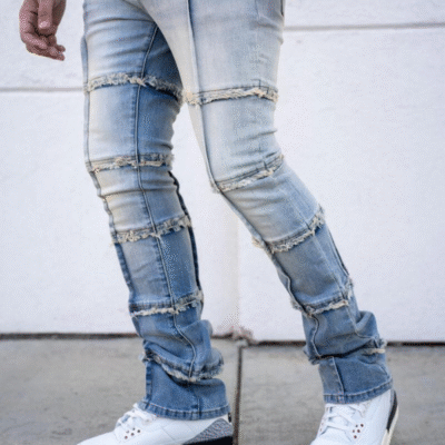 Stacked Jeans: The Denim Trend That’s Dominating Modern Fashion
