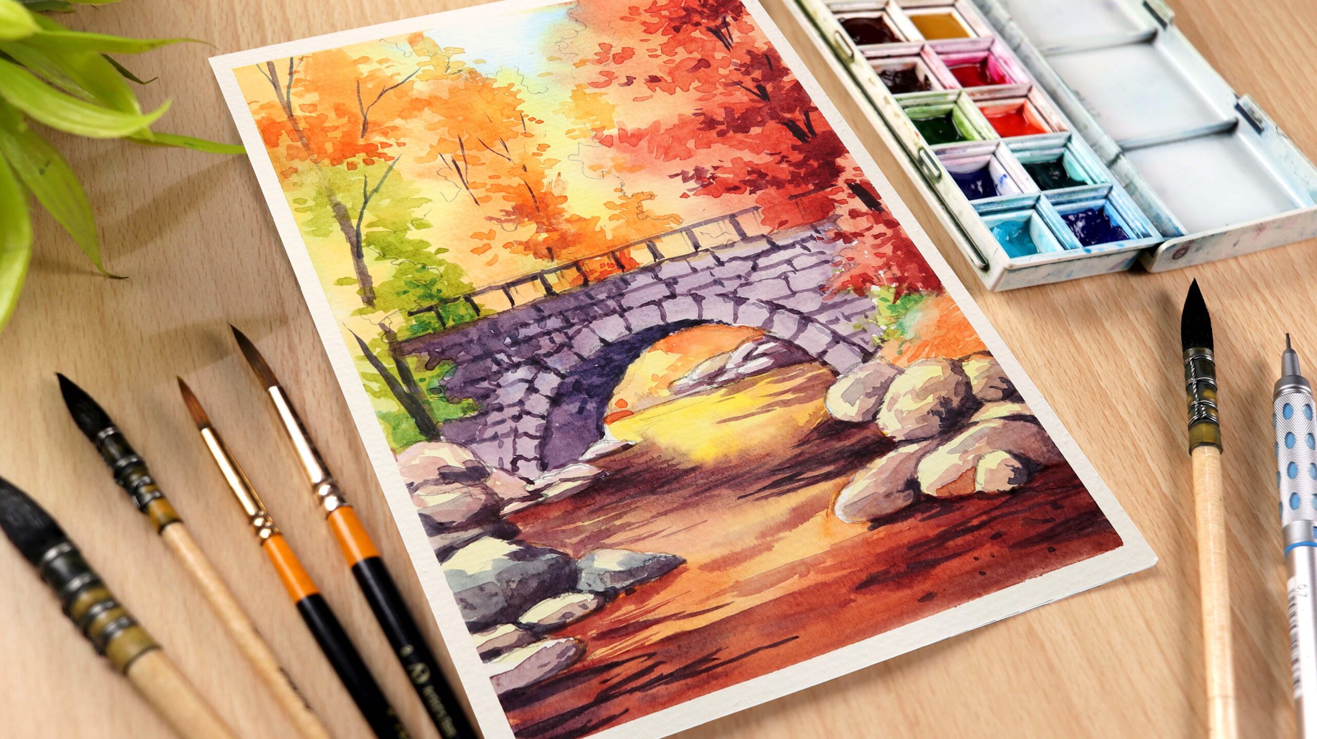 How Can Watercolor Art Capture Winter’s Gentle Charm?