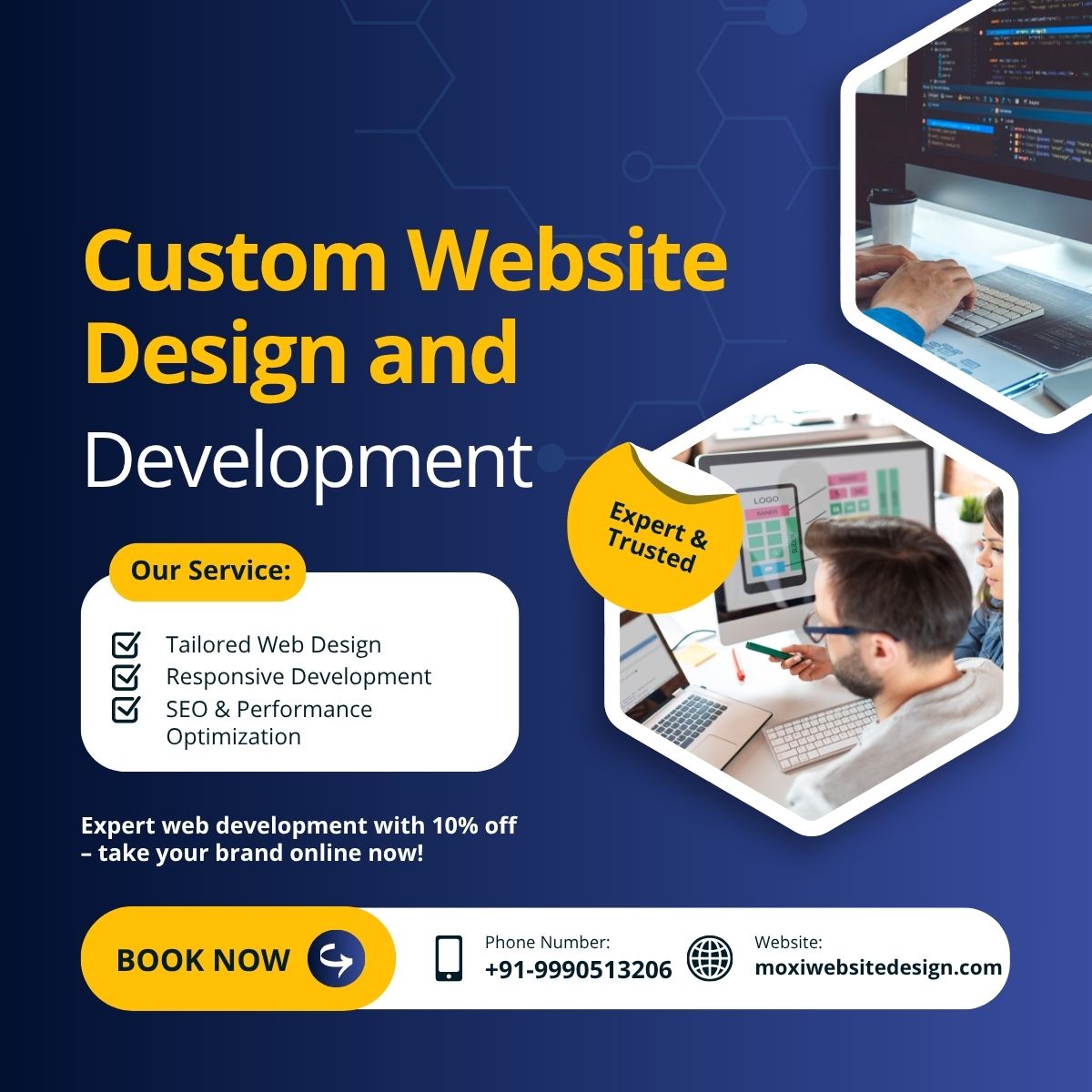 Top Website Designing Company in Noida – MoxiWeb’s Complete Web Solutions