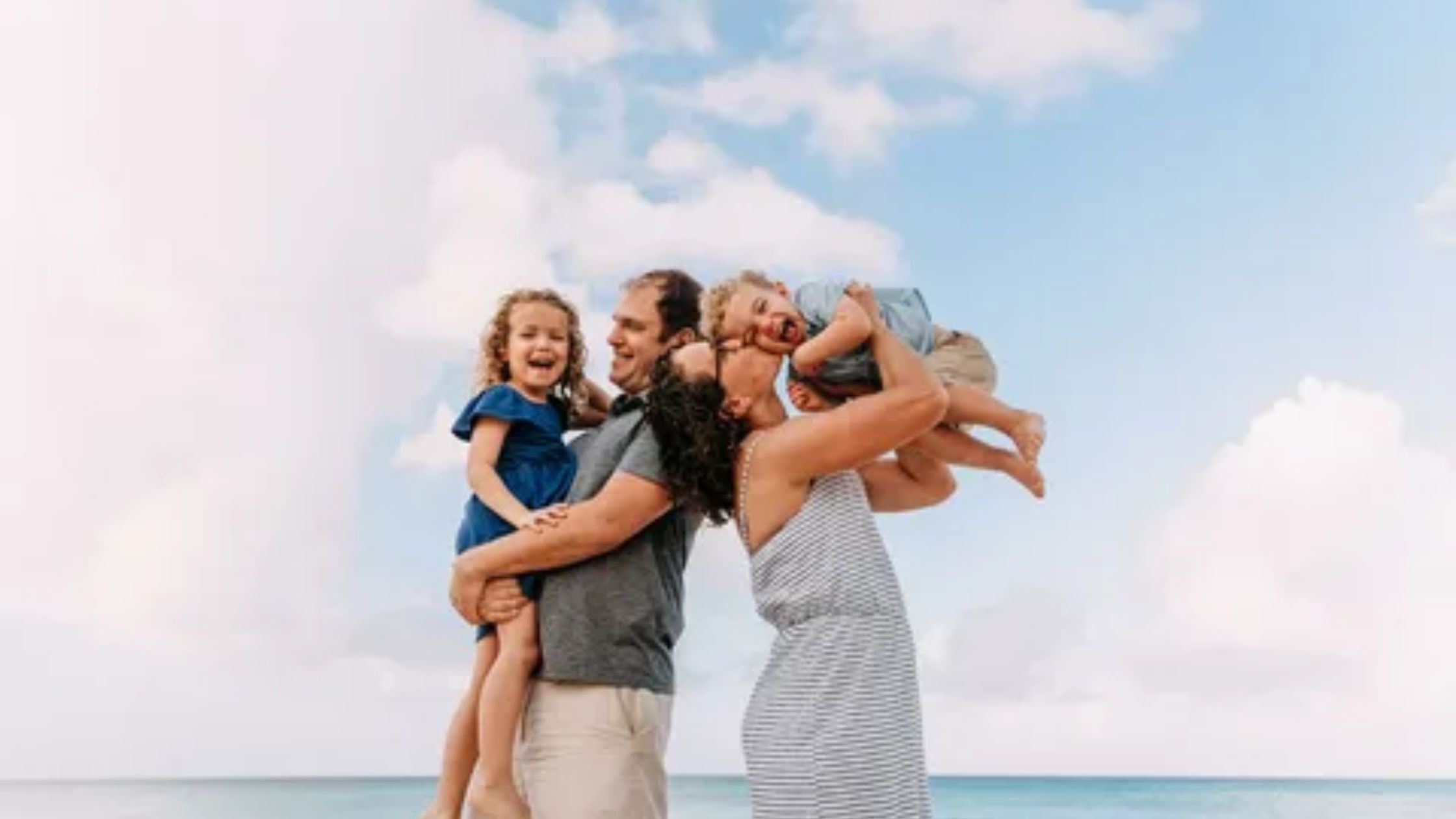 Family photoshoot in Aruba