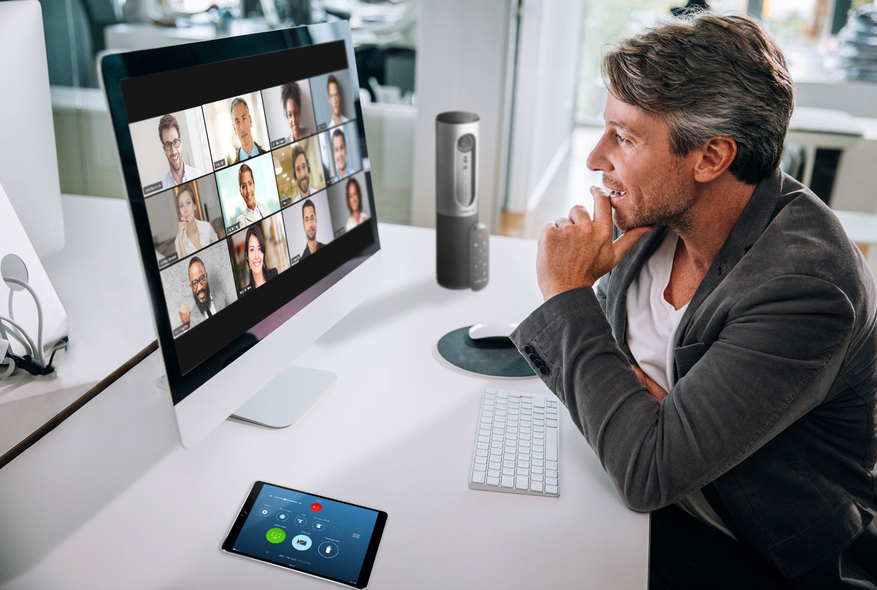 Zoom conference call setup