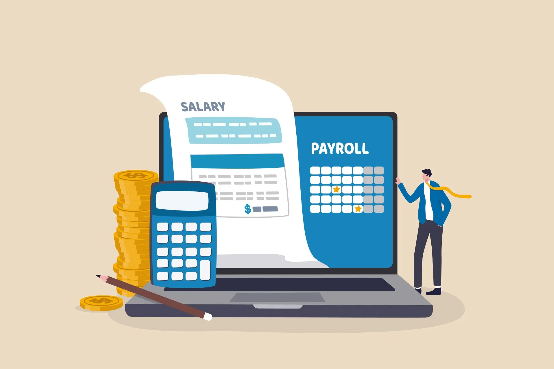 manual payroll to software