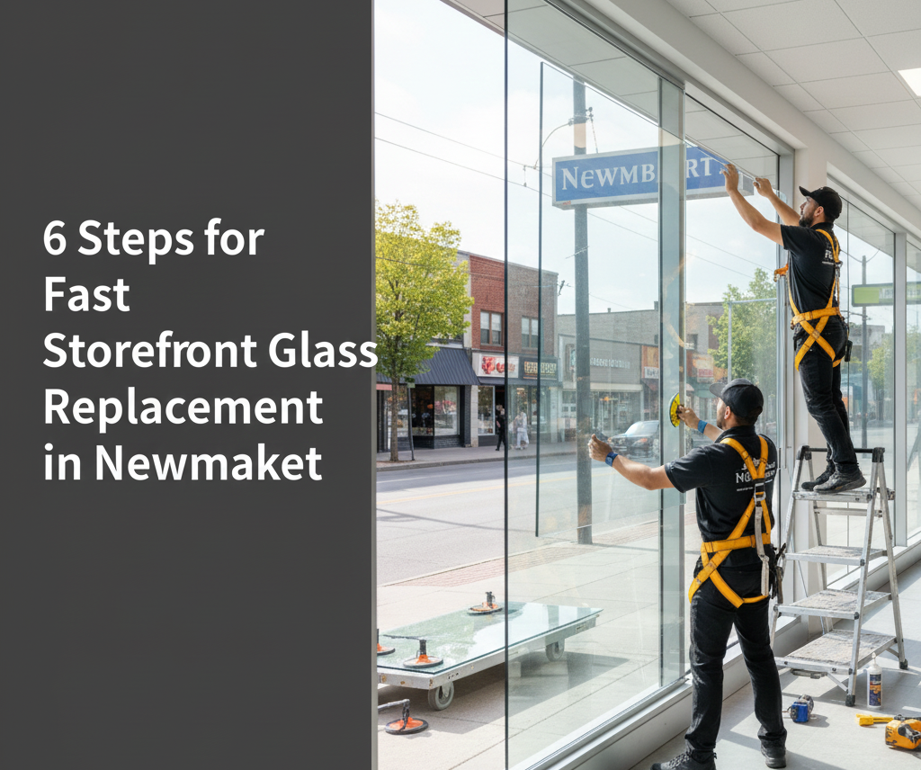 6 Steps for Fast Storefront Glass Replacement in Newmarket