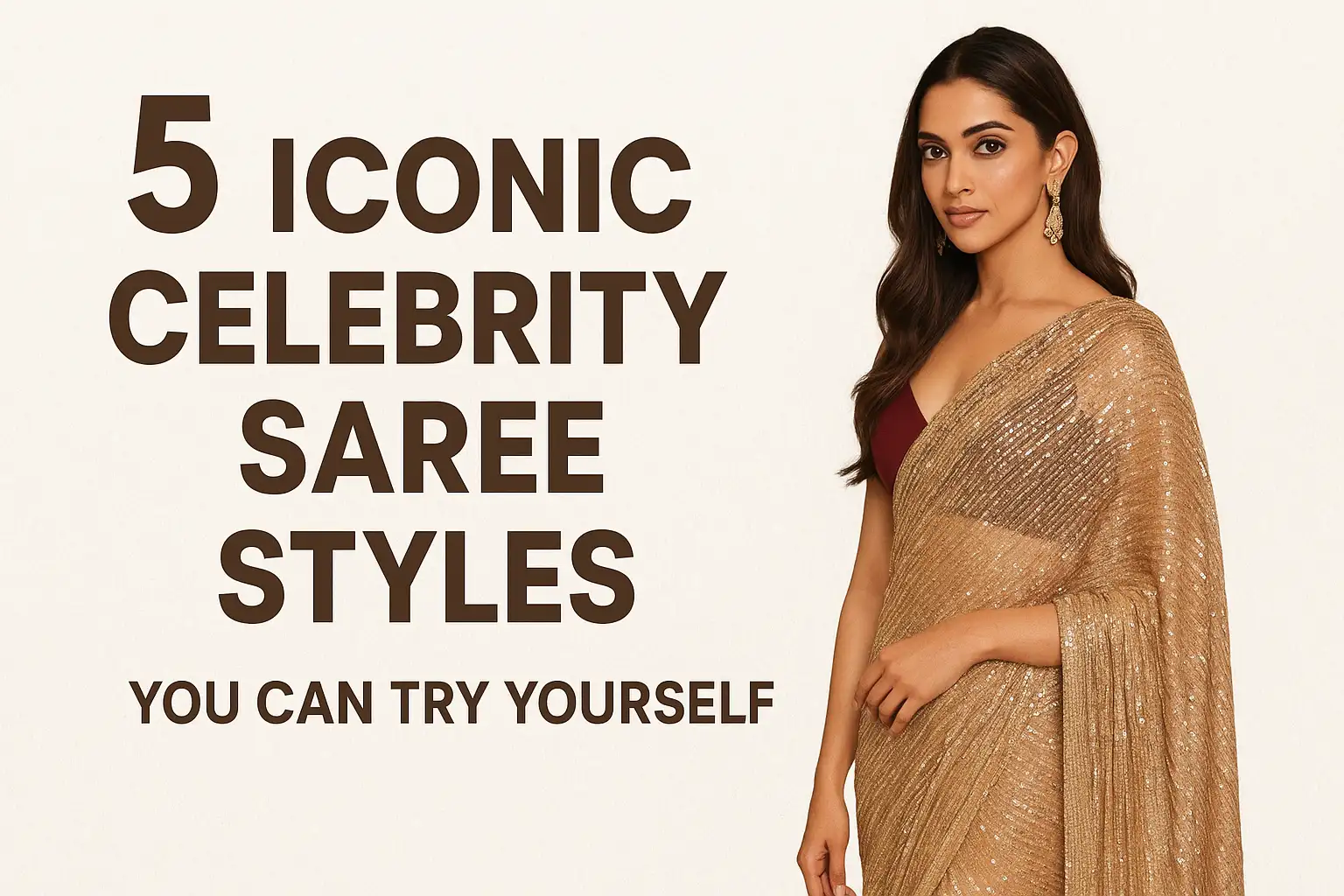 5 Iconic Celebrity Saree Styles You Can Try Yourself