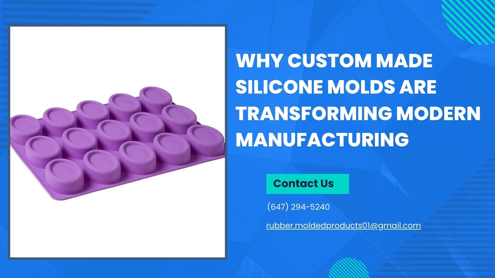 Custom made silicone molds