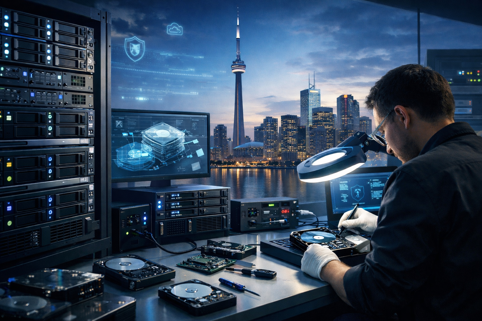 RAID data recovery with Toronto