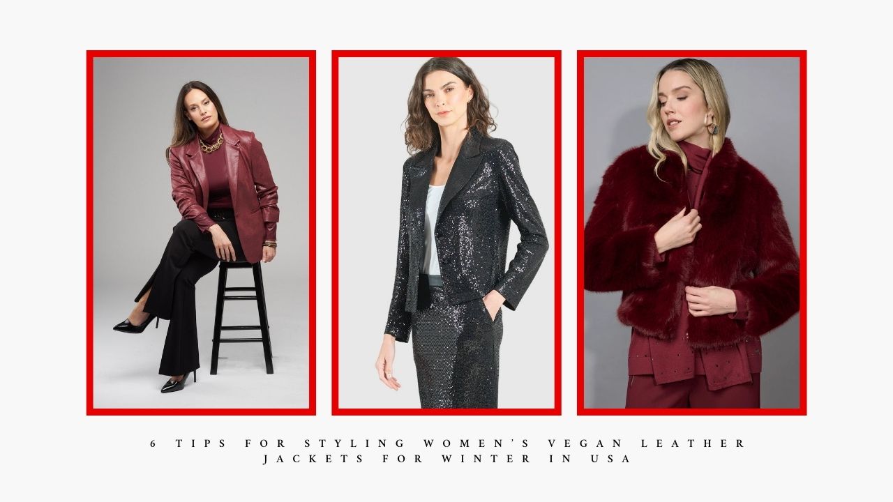 Women’s Vegan Leather Jackets for Winter - Estell Boutique