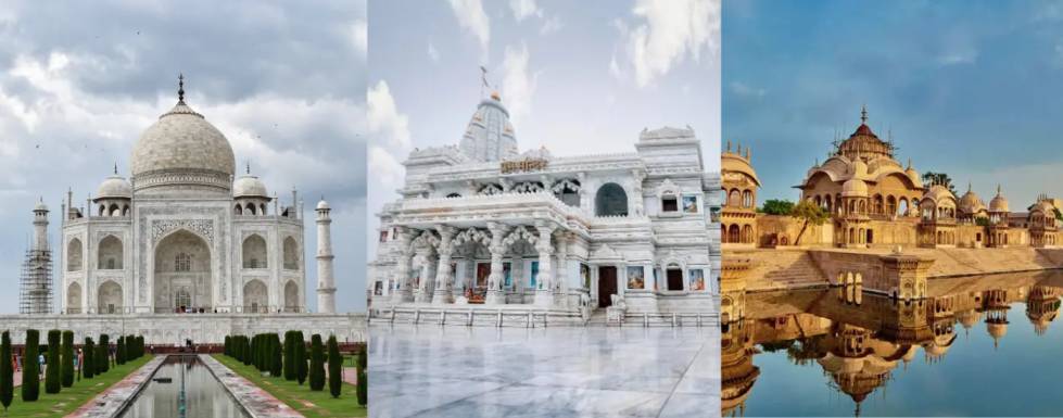 Agra Mathura Vrindavan One Day Tour by Bus