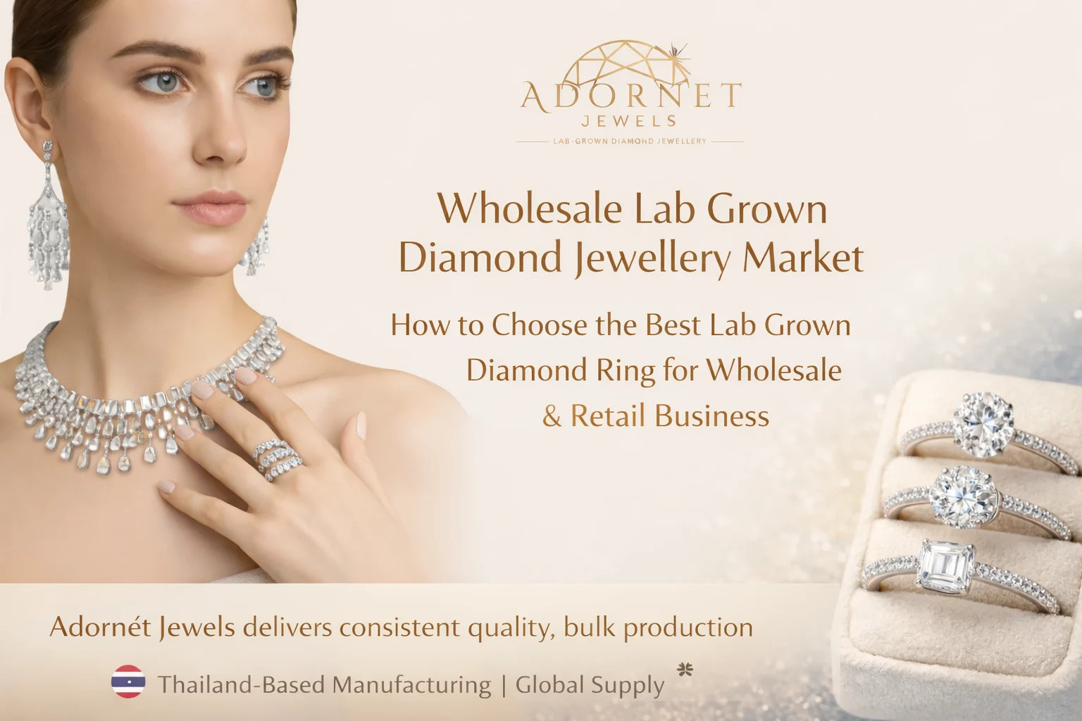 Where to Buy Lab Grown Diamond Ring – Adornet Jewels