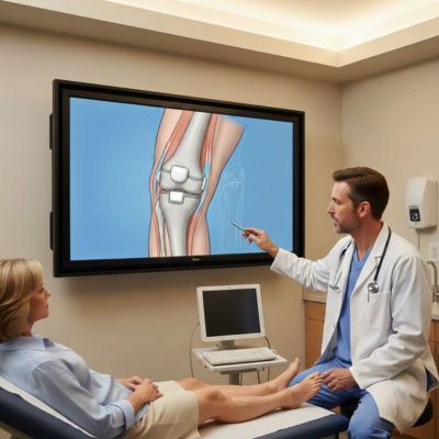 Knee replacement surgary