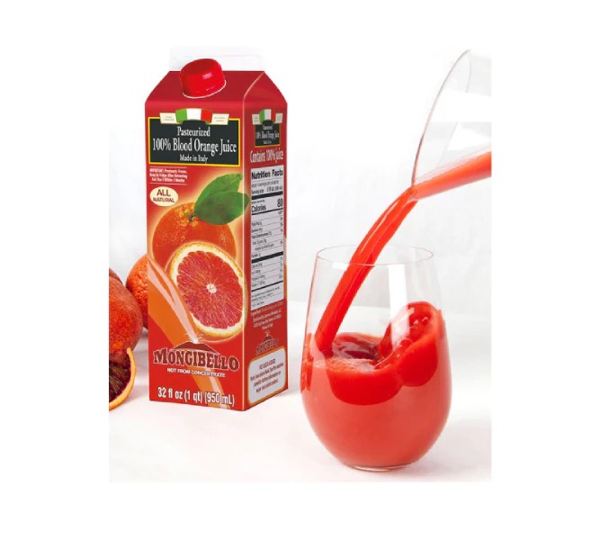 authentic Italian blood orange juice