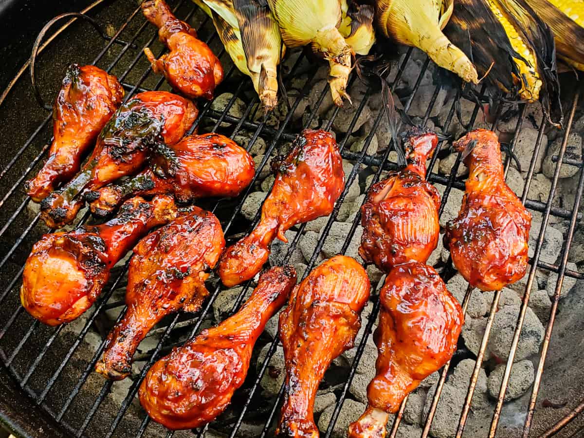 how long does it take to grill chicken legs
