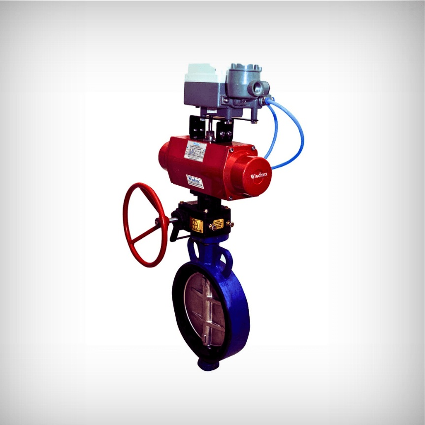 Pneumatic Operated Butterfly Valve Manufacturers in Ahmedabad, India | MNC VALVES