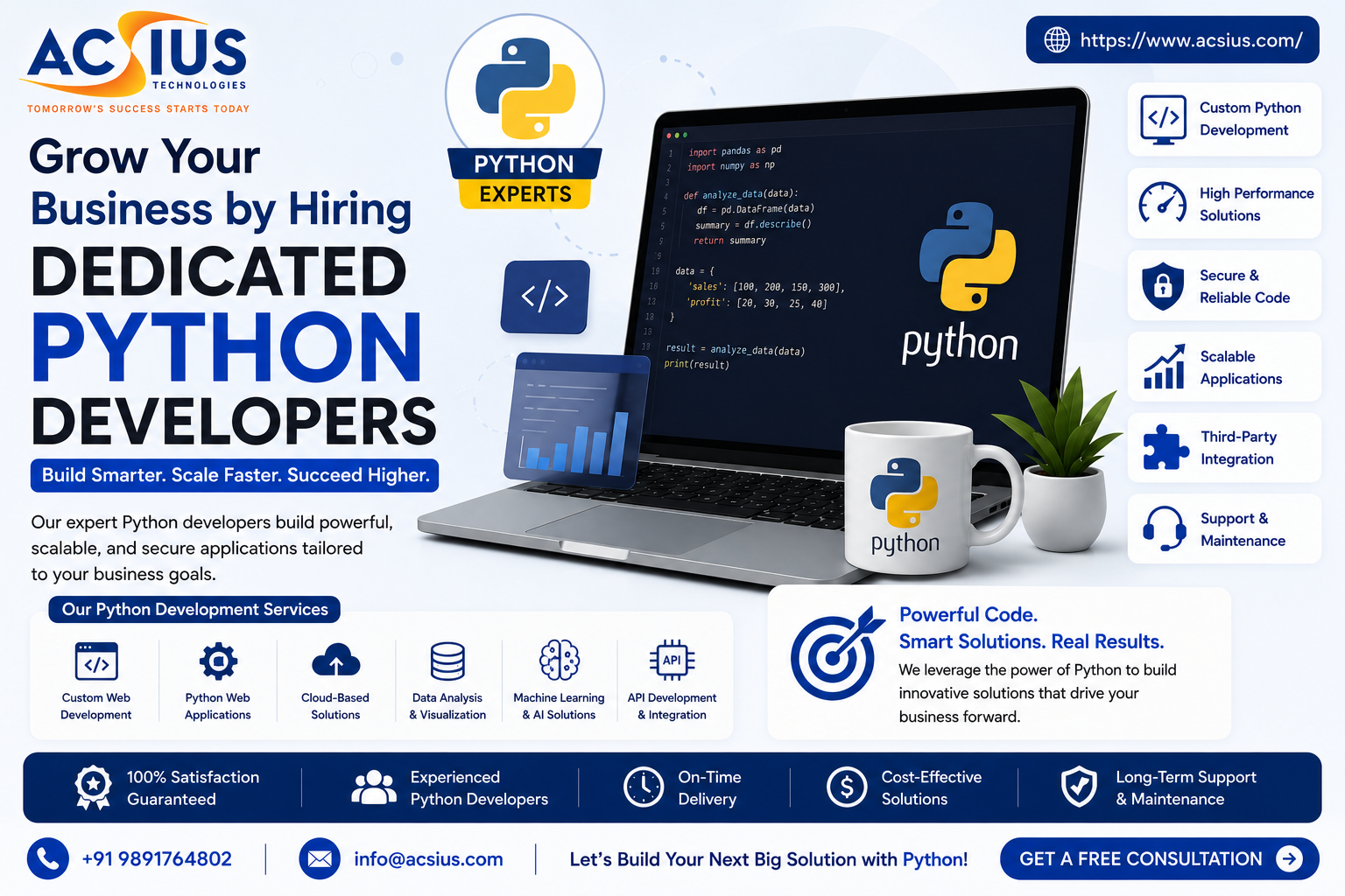 hire dedicated python developer